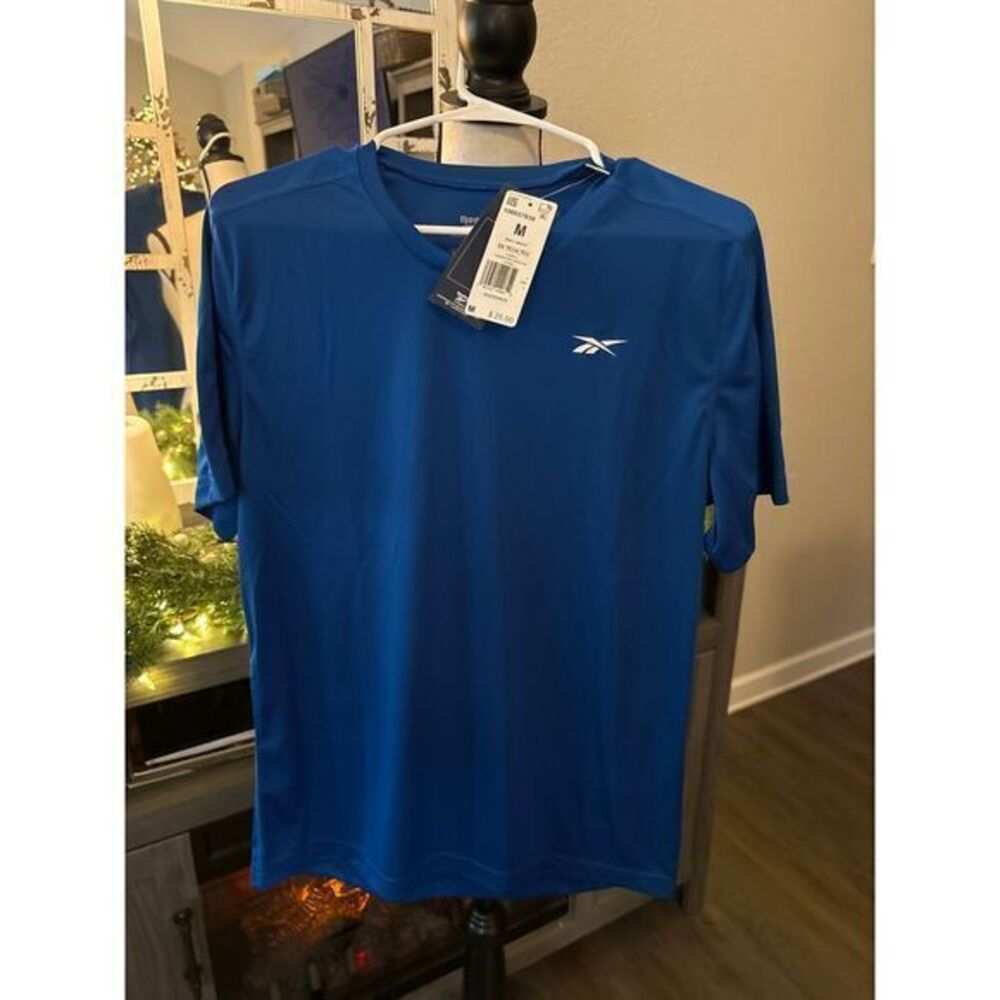 Reebok NWT‎ men's M tshirt blue